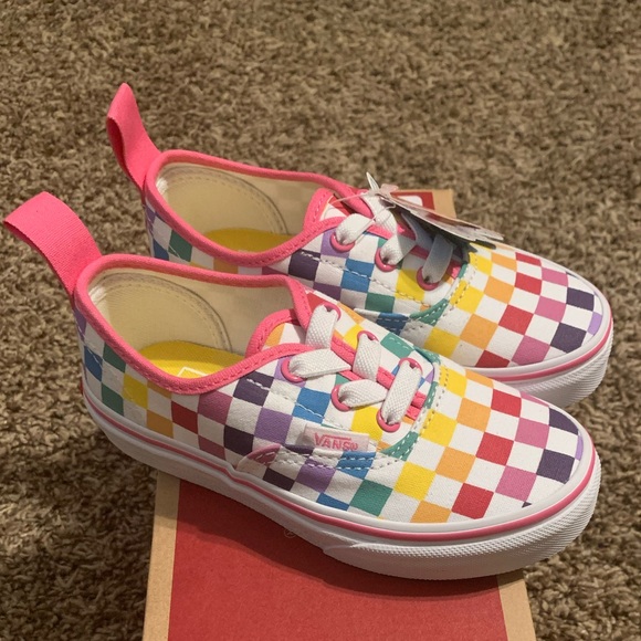 checkerboard vans girls